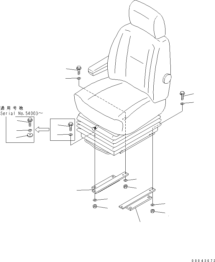 Wheel Loaders Komatsu / WA700-3 S/N 50001-UP (KA Spec.)(wa700-4c) / OPERATOR