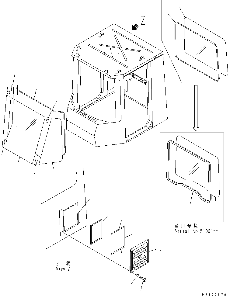 Wheel Loaders Komatsu / WA700-3 S/N 50001-UP (KA Spec.)(wa700-4c) / OPERATOR