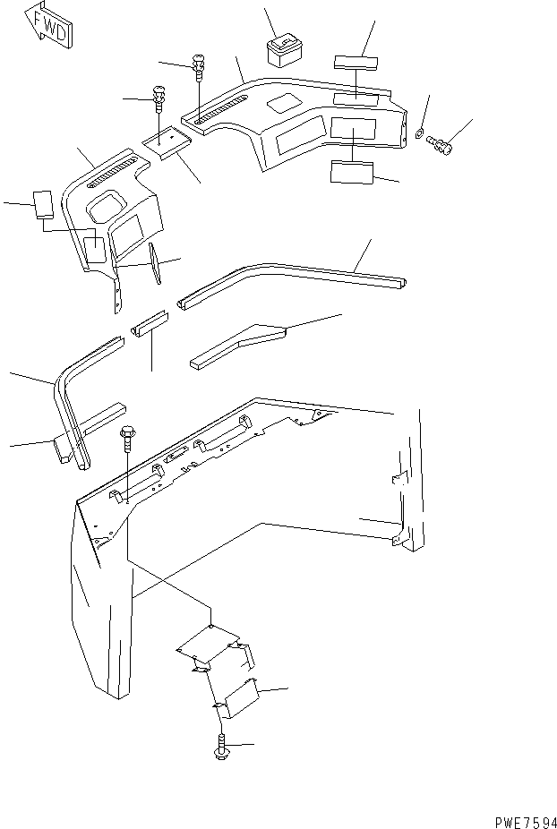 Wheel Loaders Komatsu / WA700-3 S/N 50001-UP (KA Spec.)(wa700-4c) / OPERATOR