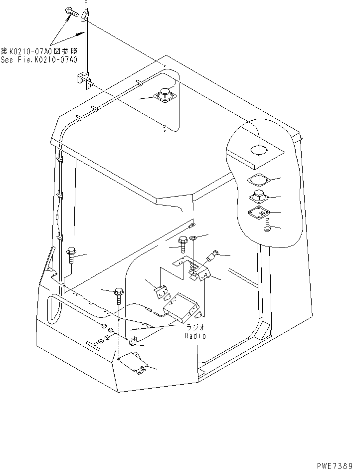 Wheel Loaders Komatsu / WA700-3 S/N 50001-UP (KA Spec.)(wa700-4c) / OPERATOR