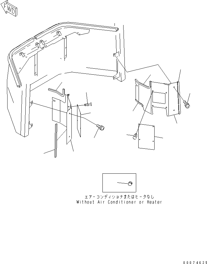 Wheel Loaders Komatsu / WA700-3 S/N 50001-UP (KA Spec.)(wa700-4c) / OPERATOR