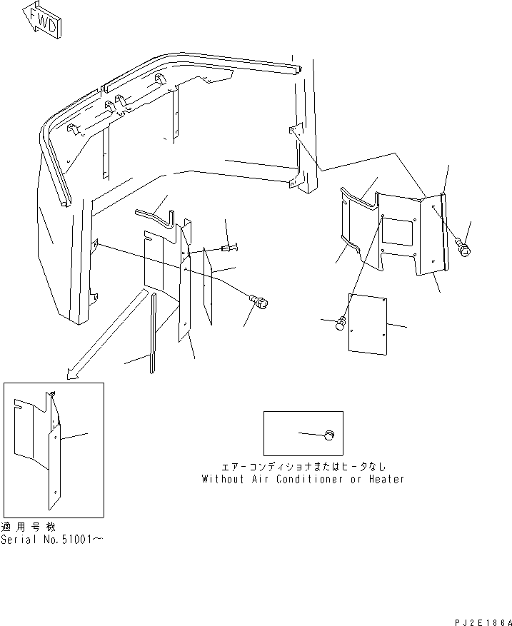 Wheel Loaders Komatsu / WA700-3 S/N 50001-UP (KA Spec.)(wa700-4c) / OPERATOR