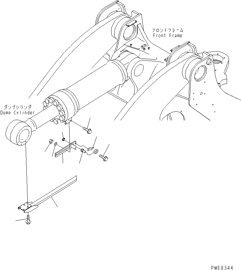 Wheel Loaders Komatsu / WA700-3 S/N 50001-UP (KA Spec.)(wa700-4c) / BUCKET POSITIONER(#51075-)(242470 : K4504-01B0)