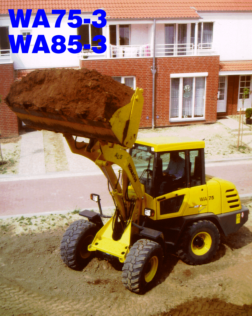 Wheel Loaders Komatsu / WA75-3 S/N HA950051-HA950856; WA85-3 S/N HA960051-HA960165(wa75_85)