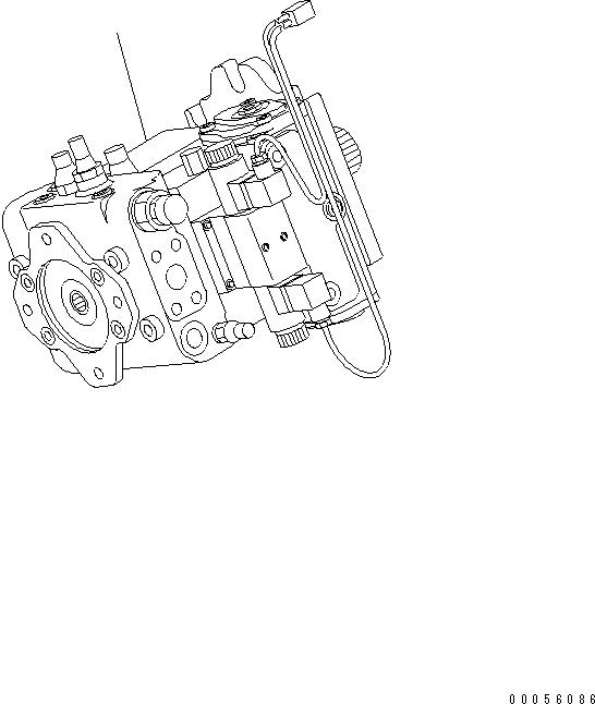 Wheel Loaders Komatsu / WA80-3 S/N 10001-UP (Cab Spec.)(wa80-3-c) / HST PUMP(#12020-)(150060 : F2430-01A0A)