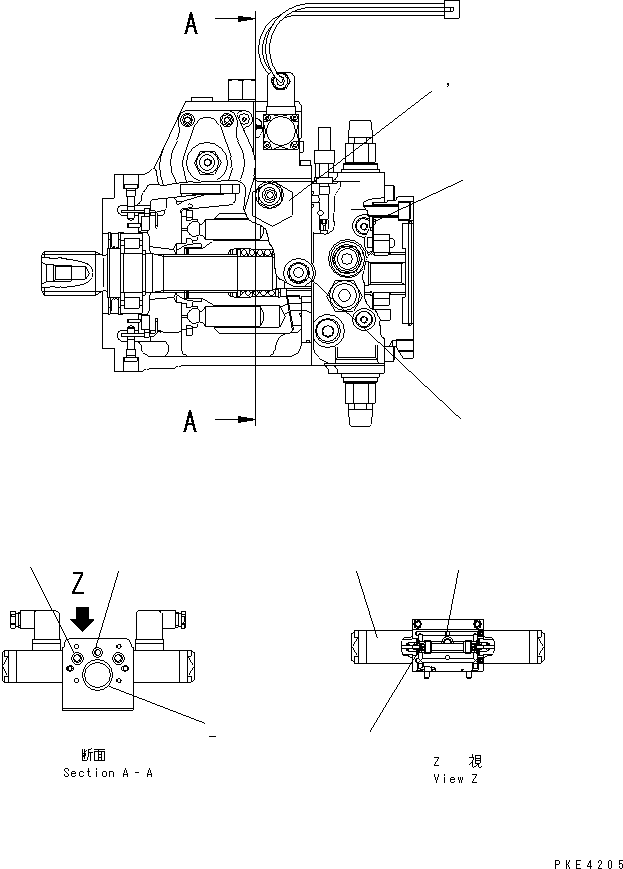 Wheel Loaders Komatsu / WA80-3 S/N 10001-UP (Cab Spec.)(wa80-3-c) / HST PUMP (INNER PARTS ? 3/7)(#10001-12019)(150080 : F2430-03A0)