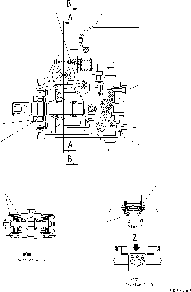 Wheel Loaders Komatsu / WA80-3 S/N 10001-UP (Cab Spec.)(wa80-3-c) / HST PUMP (INNER PARTS ? 4/7)(#10001-12019)(150090 : F2430-04A0)