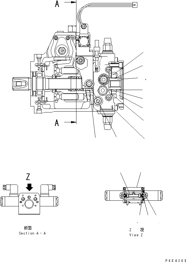 Wheel Loaders Komatsu / WA80-3 S/N 10001-UP (Cab Spec.)(wa80-3-c) / HST PUMP (INNER PARTS ? 7/7)(#10001-12019)(150120 : F2430-07A0)