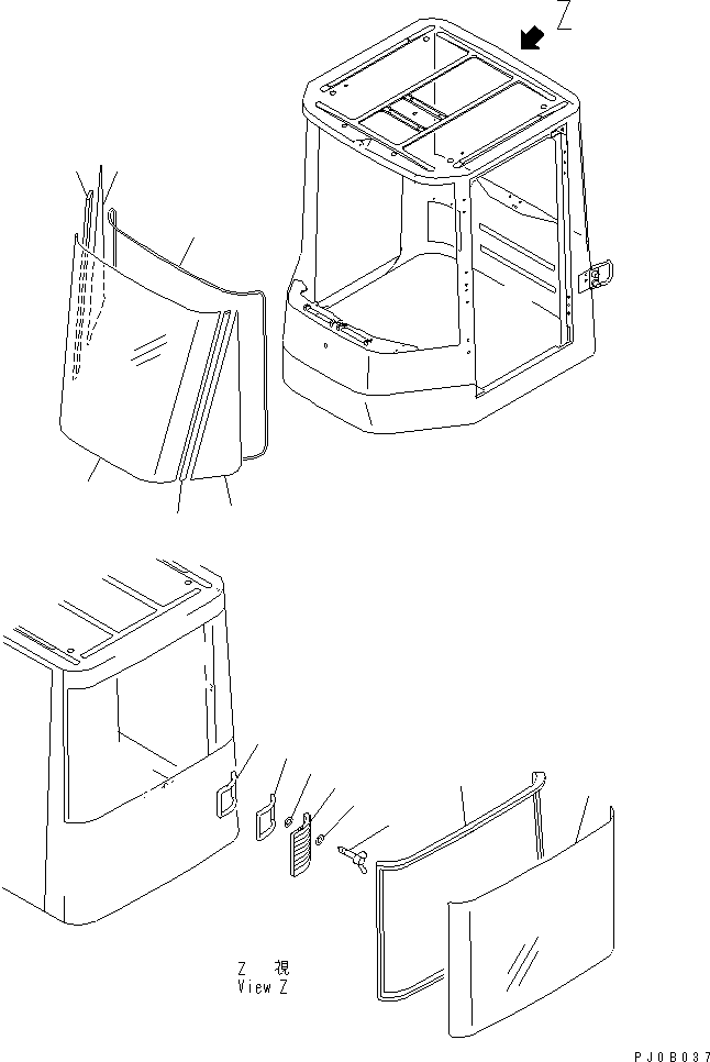 Wheel Loaders Komatsu / WA80-3-CO S/N 10001-UP(wa80-3-r) / OPERATOR