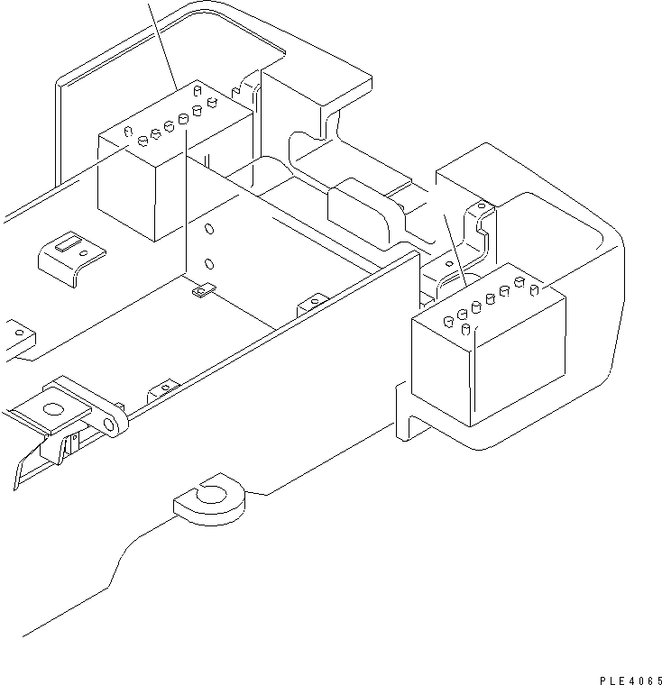 Wheel Loaders Komatsu / WA80-3-CN S/N 10001-UP(wa80-32r) / BATTERY(120010 : E0110-01A0)