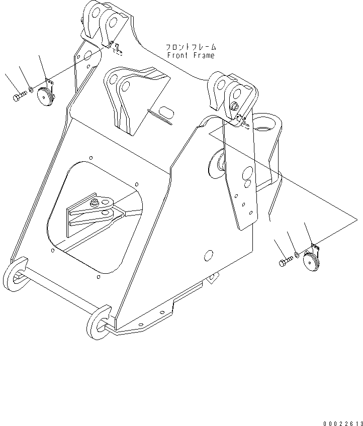 Wheel Loaders Komatsu / WA80-3-CN S/N 10001-UP(wa80-32r) / HORN(#11708-)(120260 : E0410-01A0A)