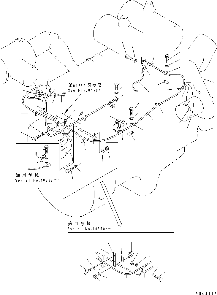 Wheel Loaders Komatsu / WA800-1-A S/N 10001-UP(wa800-2r) / ELECTRICAL SYSTEM (ENGINE LINE)(#10501-)(030340 : 1531A)