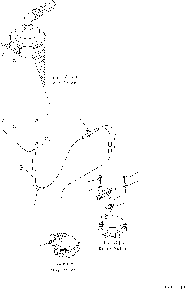 Wheel Loaders Komatsu / WA800-1-A S/N 10001-UP(wa800-2r) / RELAY VALVE HEATER (COLD TERRAIN SPEC.)(030450 : 1911)