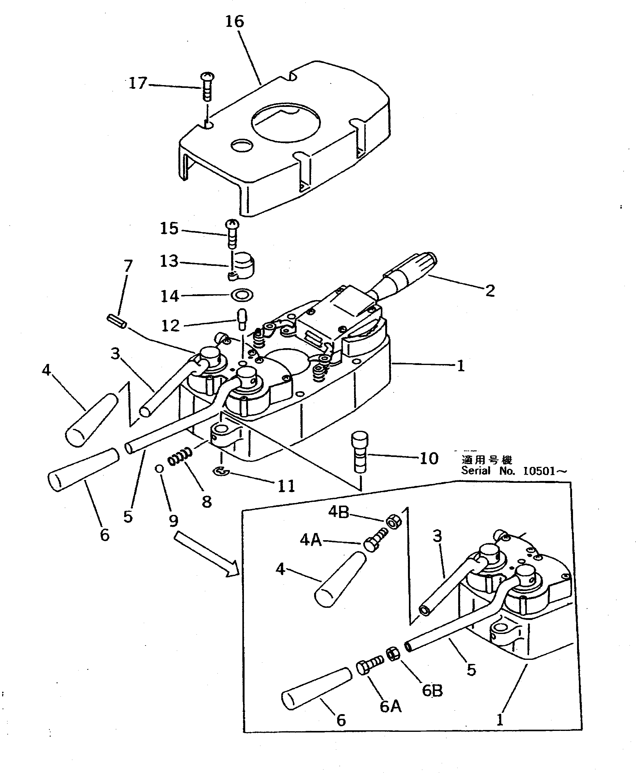 Wheel Loaders Komatsu / WA800-1-A S/N 10001-UP(wa800-2r) / TRANSMISSION CONTROL SWITCH(120160 : 4405)