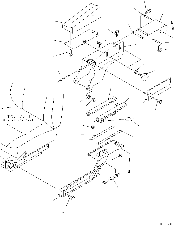 Wheel Loaders Komatsu / WA800-1-A S/N 10001-UP(wa800-2r) / JOY STICK STEERING LEVER (3/3)(#10501-)(120220 : 4473)