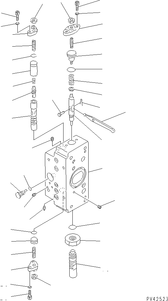 Wheel Loaders Komatsu / WA800-1-A S/N 10001-UP(wa800-2r) / LOADER PUMP (SERVO VALVE¤ FRONT 2/3) (8/11)(180080 : 6008)