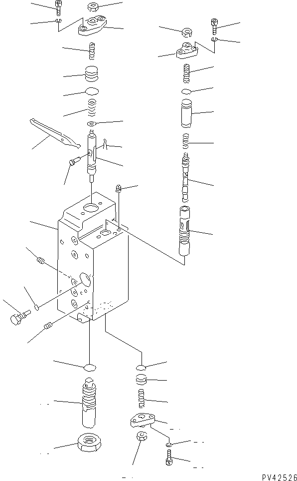 Wheel Loaders Komatsu / WA800-1-A S/N 10001-UP(wa800-2r) / LOADER PUMP (SERVO VALVE¤ REAR 2/2) (11/11)(180110 : 6011)
