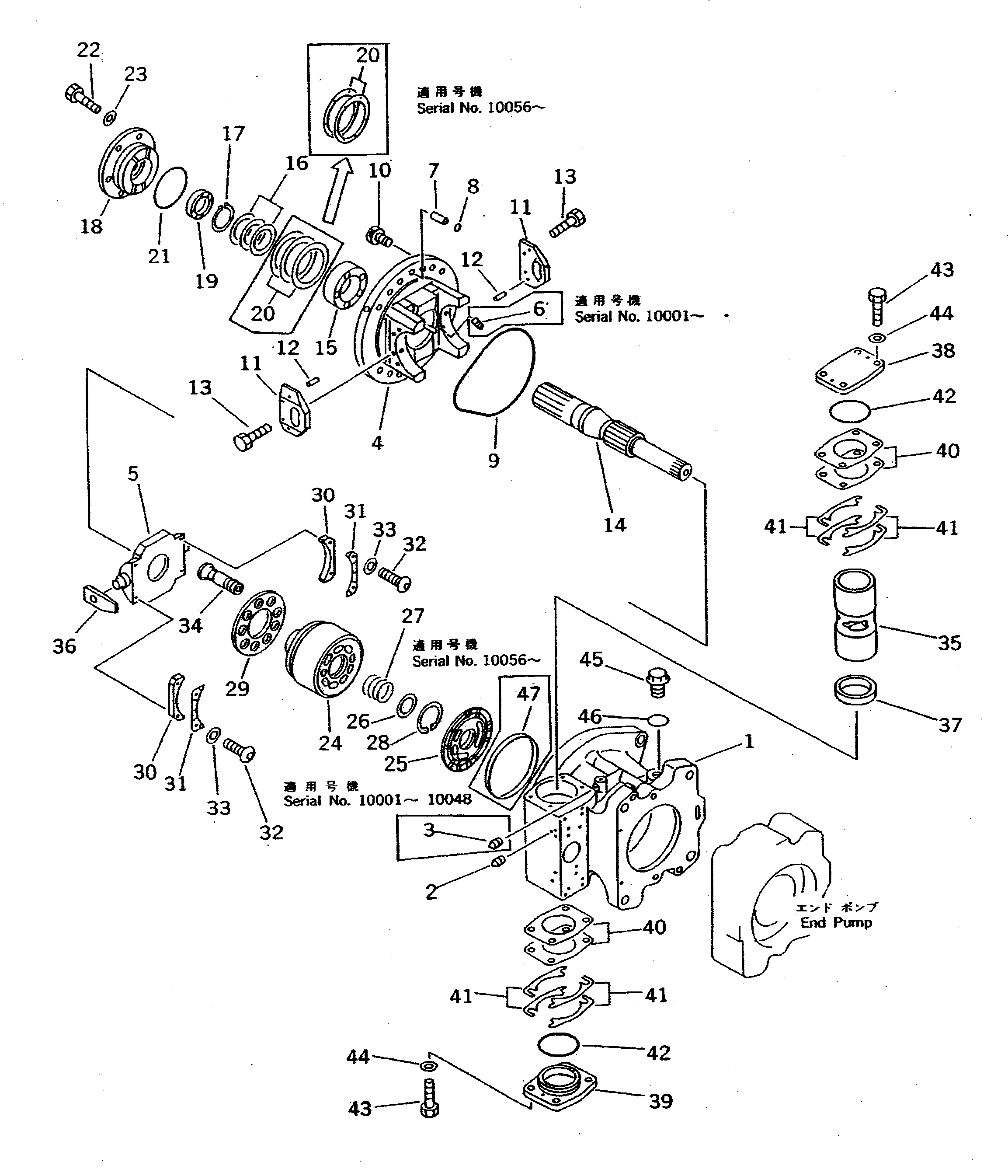 Wheel Loaders Komatsu / WA800-1-A S/N 10001-UP(wa800-2r) / SWITCH PUMP (2/4)(180170 : 6032)