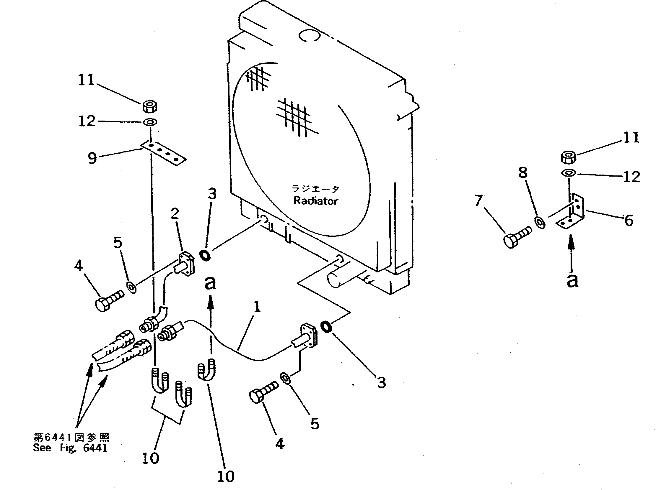 Wheel Loaders Komatsu / WA800-1-A S/N 10001-UP(wa800-2r) / HYDRAULIC PIPING (COOLING LINE) (2/2)(#10001-10585)(180520 : 6442)