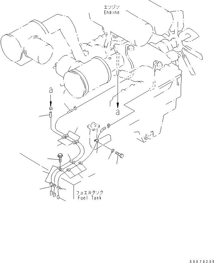 Wheel Loaders Komatsu / WA900-3 S/N 50001-UP(wa900-3c) / FUEL TANK (DRAIN PARTS)(#50095-)(090050 : D0100-02C0)