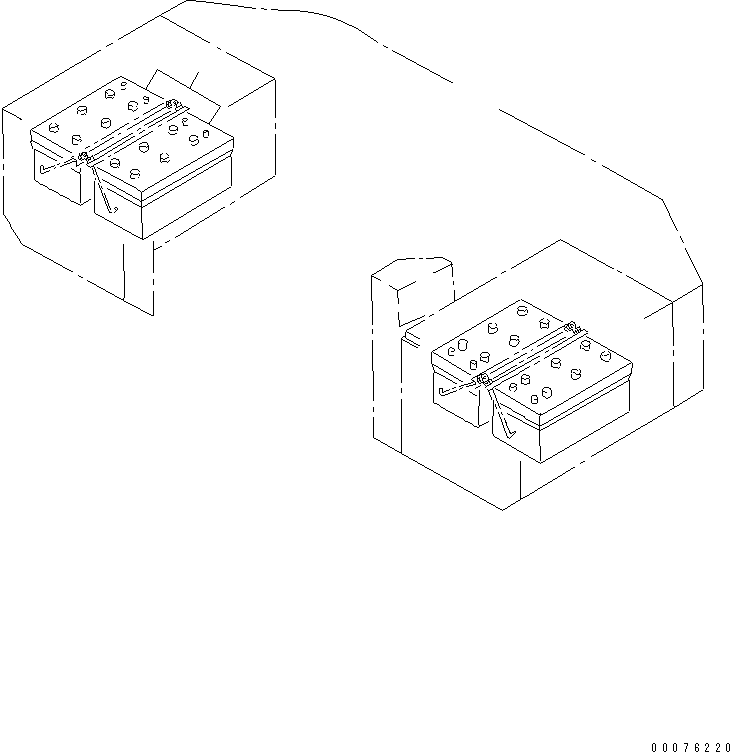 Wheel Loaders Komatsu / WA900-3 S/N 50001-UP(wa900-3c) / BATTERY BOX ? R.H. (LARGE CAPACITY)(#50095-)(120100 : E0102-01C0)