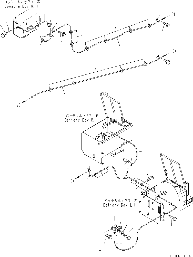 Wheel Loaders Komatsu / WA900-3 S/N 50001-UP(wa900-3c) / ELECTRIC CONTROL (ENGINE EMERGENCY STOP SWITCH) (RIO TINTO SPEC.)(#50076-50094)(120570 : E0255-01X0)