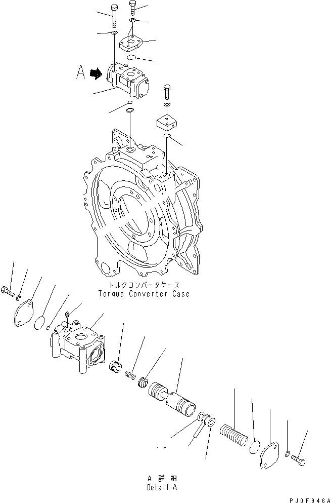 Wheel Loaders Komatsu / WA900-3 S/N 50001-UP(wa900-3c) / TORQUE CONVERTER VALVE(150210 : F4310-55A0)
