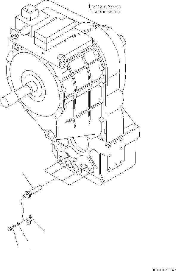 Wheel Loaders Komatsu / WA900-3 S/N 50001-UP(wa900-3c) / TRANSMISSION (OIL HEATER)(#50095-)(150260 : F4320-02C0)