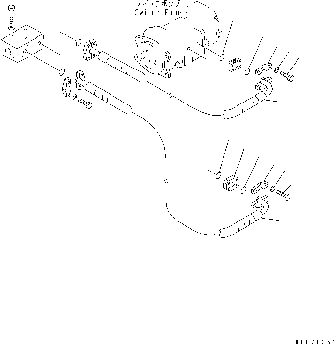 Wheel Loaders Komatsu / WA900-3 S/N 50001-UP(wa900-3c) / TRANSMISSION (HYDRAULIC PUMP LINE ? 3/3)(#50095-)(150390 : F4320-15C0)