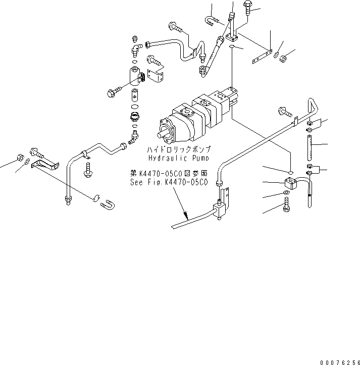Wheel Loaders Komatsu / WA900-3 S/N 50001-UP(wa900-3c) / TRANSMISSION (BRAKE PIPING)(#50095-)(150450 : F4320-21C0)