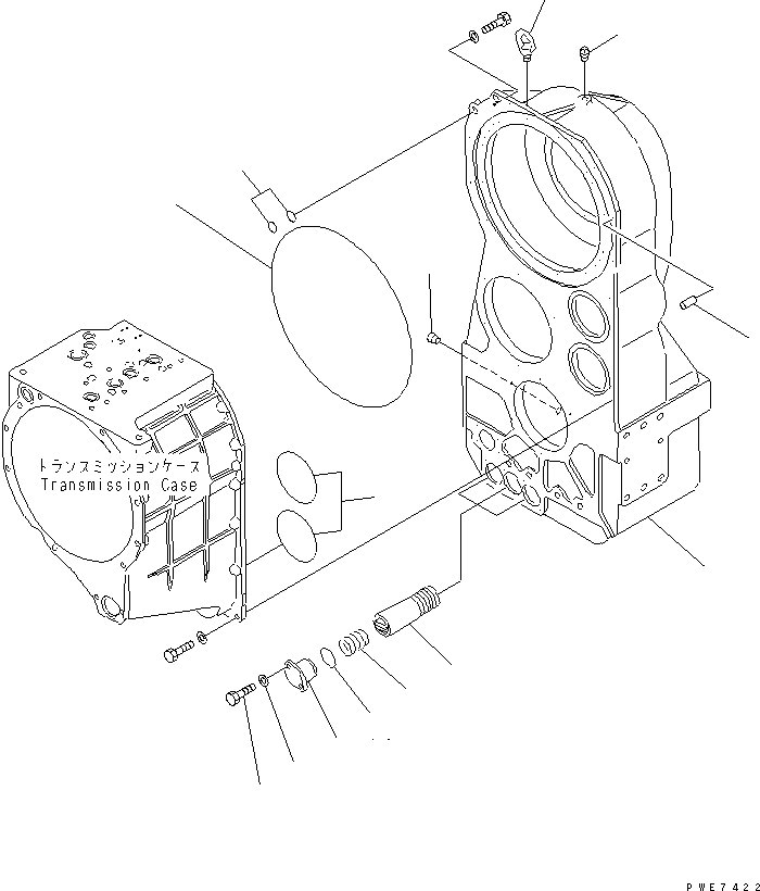 Wheel Loaders Komatsu / WA900-3 S/N 50001-UP(wa900-3c) / TRANSFER CASE(150510 : F4320-55A0)