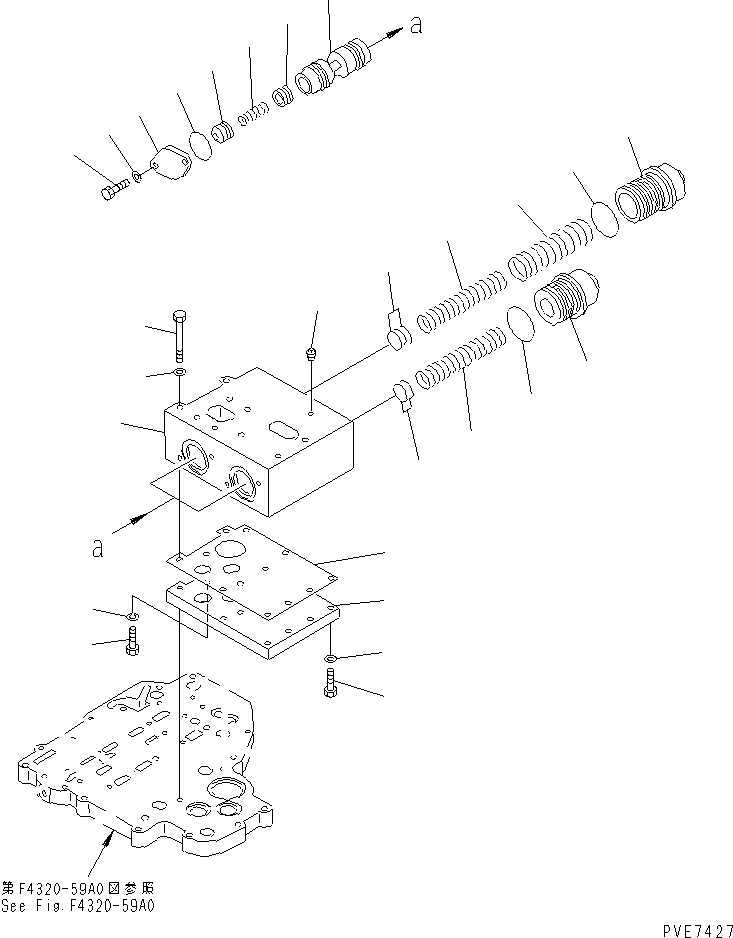 Wheel Loaders Komatsu / WA900-3 S/N 50001-UP(wa900-3c) / TRANSMISSION CONTROL VALVE (2/5)(150570 : F4320-60A0)