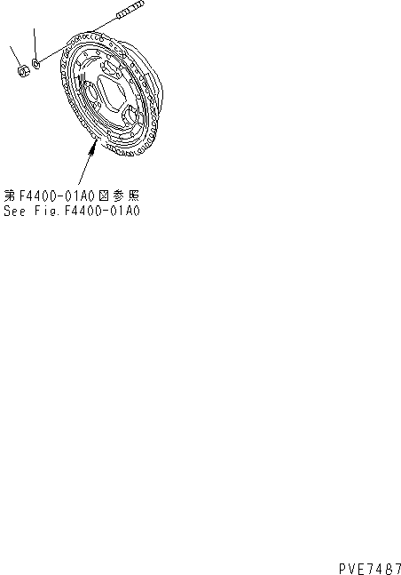 Wheel Loaders Komatsu / WA900-3 S/N 50001-UP(wa900-3c) / FRONT AXLE (WHEEL RIM MOUNTING PARTS)(#50001-50094)(150820 : F4400-09B0)