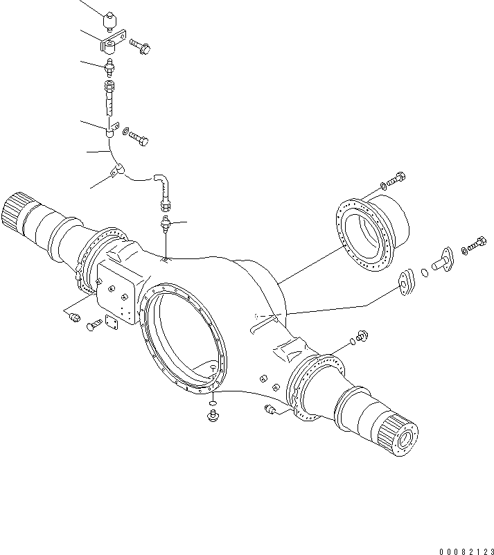 Wheel Loaders Komatsu / WA900-3 S/N 50001-UP(wa900-3c) / REAR AXLE (BREATHER) (EXCEPT JAPAN)(#50060-50094)(151050 : F4500-08B0)