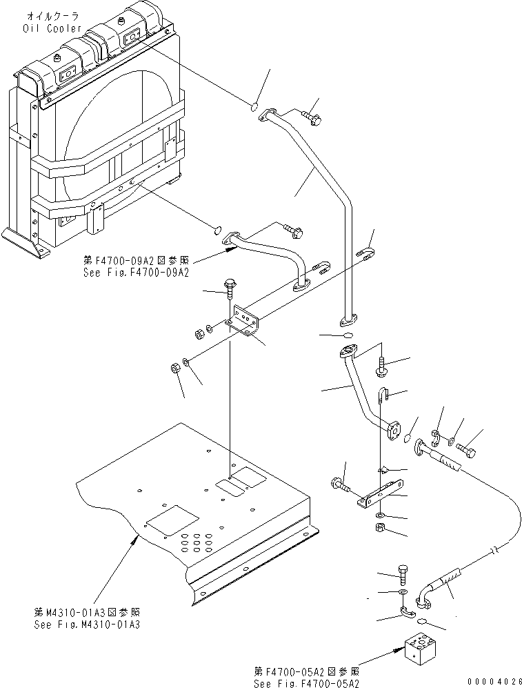 Wheel Loaders Komatsu / WA900-3 S/N 50001-UP(wa900-3c) / TORQUE CONVERTER AND TRANSMISSION LINE (SUCTION LINE) (55 ЯC SPEC.)(#50001-50094)(151270 : F4700-08A2)