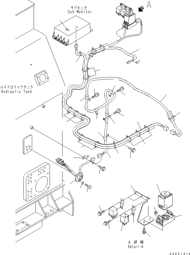 Wheel Loaders Komatsu / WA900-3 S/N 50001-UP(wa900-3c) / HYDRAULIC TANK (LOW LEVEL SENSOR) (RIO TINTO SPEC.)(#50076-50094)(210050 : H0110-02X0)