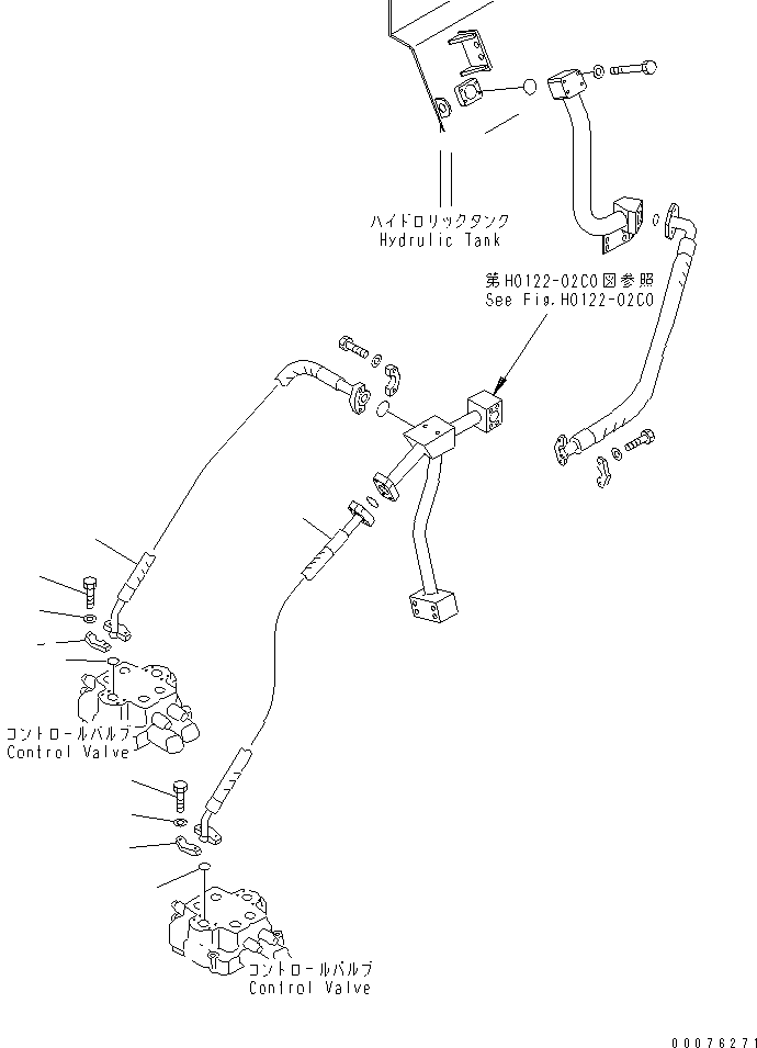 Wheel Loaders Komatsu / WA900-3 S/N 50001-UP(wa900-3c) / LOADER CONTROL VALVE (HYDRAULIC LINE)(#50095-)(210150 : H0120-03C0)