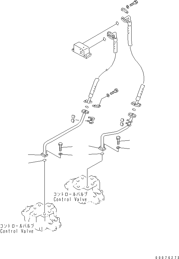 Wheel Loaders Komatsu / WA900-3 S/N 50001-UP(wa900-3c) / LOADER CONTROL VALVE (DUMP CYLINDER HEAD LINE)(#50095-)(210170 : H0120-05C0)