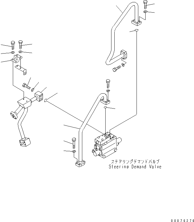 Wheel Loaders Komatsu / WA900-3 S/N 50001-UP(wa900-3c) / STEERING VALVE (HYDRAULIC PUMP LINE)(#50095-)(210240 : H0122-02C0)