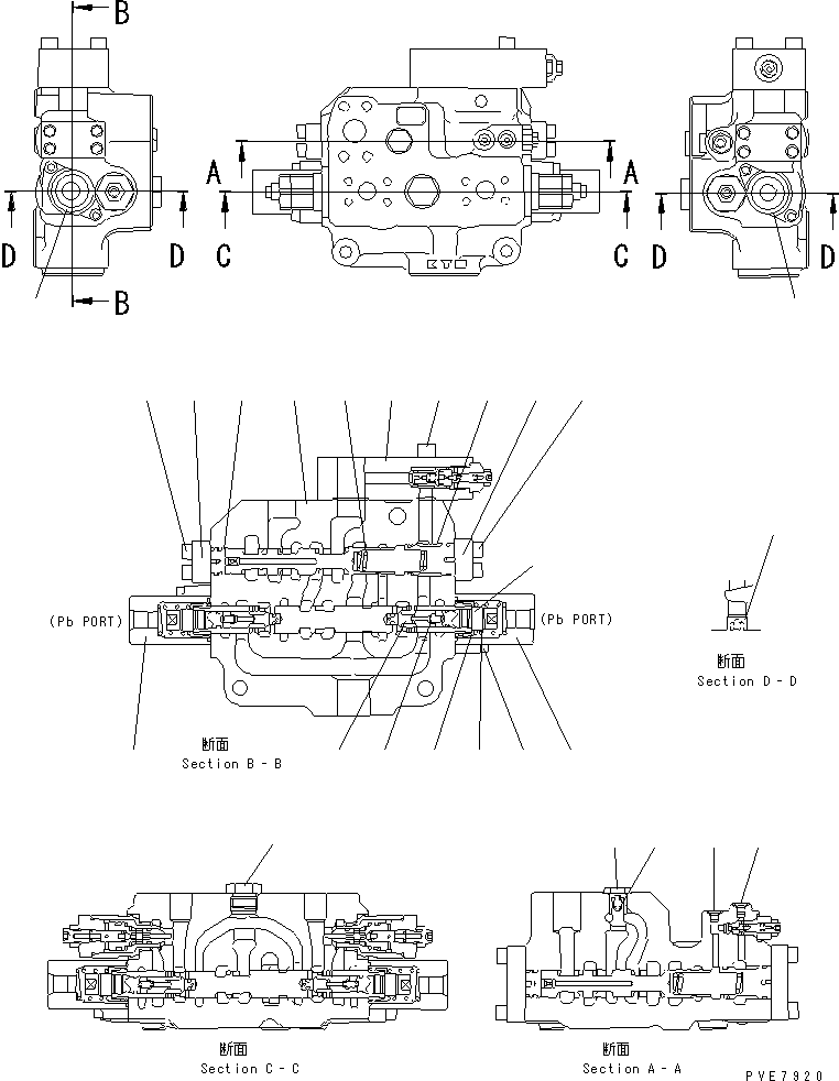 Wheel Loaders Komatsu / WA900-3 S/N 50001-UP(wa900-3c) / STEERING VALVE (STEERING DEMAND VALVE) (2/2) (INNER PARTS)(#50095-)(210300 : H0122-52C0)