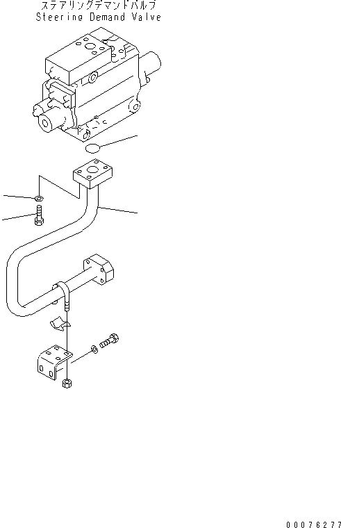 Wheel Loaders Komatsu / WA900-3 S/N 50001-UP(wa900-3c) / STEERING VALVE (HYDRAULIC COOLING LINE)(#50095-)(210270 : H0122-03C0)