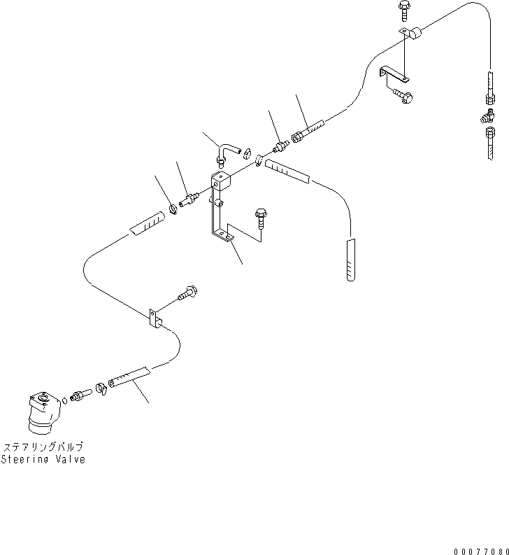 Wheel Loaders Komatsu / WA900-3 S/N 50001-UP(wa900-3c) / STEERING HYDRAULIC LINE (STEERING VALVE PIPING)(#50095-)(211670 : H4410-10C0)