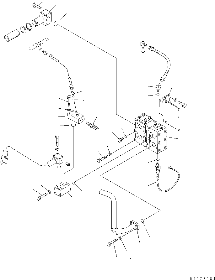Wheel Loaders Komatsu / WA900-3 S/N 50001-UP(wa900-3c) / EMERGENCY STEERING PIPING (4/4)(#50095-)(211780 : H4420-04C0)