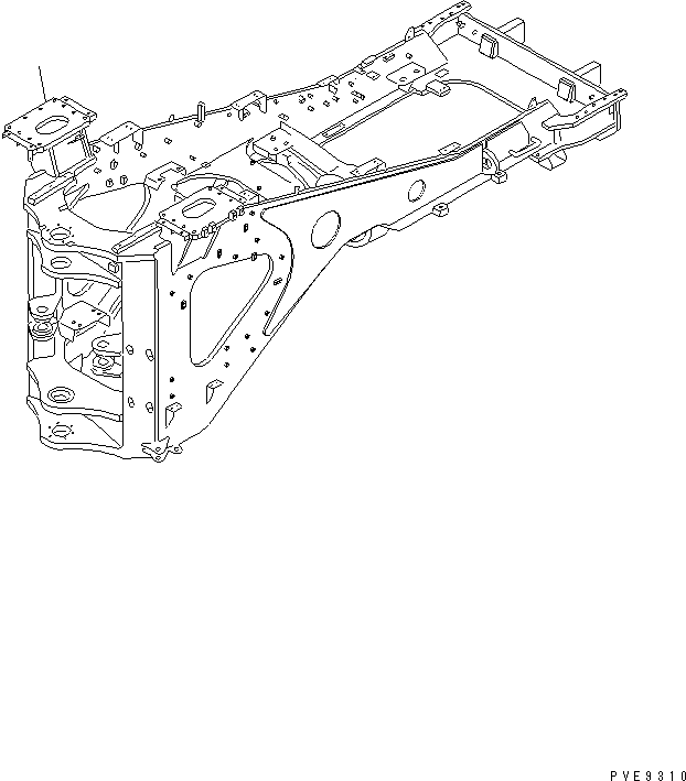 Wheel Loaders Komatsu / WA900-3 S/N 50001-UP(wa900-3c) / REAR FRAME (ADVANCED JOY STICK STEERING) (WITH BRAKE COOLING SYSTEM)(240200 : J4120-01B3)