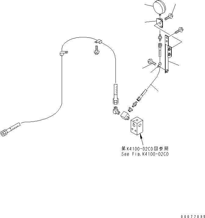Wheel Loaders Komatsu / WA900-3 S/N 50001-UP(wa900-3c) / AUTO GREASE (GAUGE)(#50095-)(240580 : J4710-12C0)