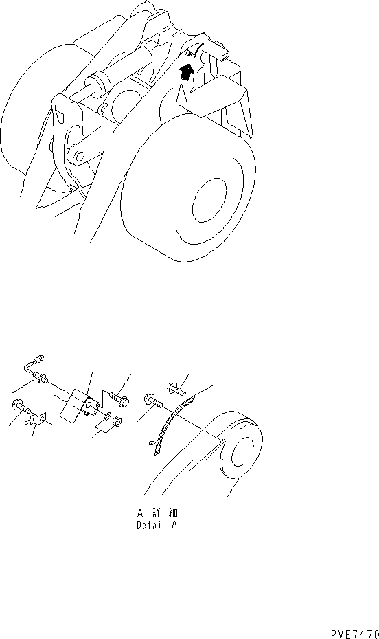 Wheel Loaders Komatsu / WA900-3 S/N 50001-UP(wa900-3c) / LIFT ARM AND BELLCRANK (BOOM KICK OUT)(#50001-50094)(360010 : T4110-01B0)