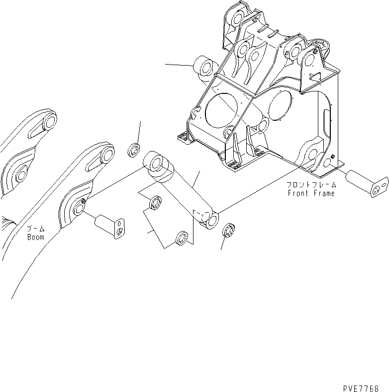 Wheel Loaders Komatsu / WA900-3 S/N 50001-UP(wa900-3c) / LIFT CYLINDER (HIGH LIFT TYPE)(#50001-50094)(360440 : T4140-01A1)