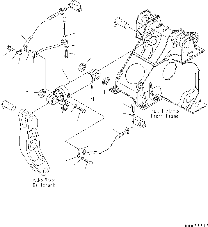 Wheel Loaders Komatsu / WA900-3 S/N 50001-UP(wa900-3c) / DUMP CYLINDER (-40ЯC SPEC.)(#50095-)(360530 : T4150-01C1)