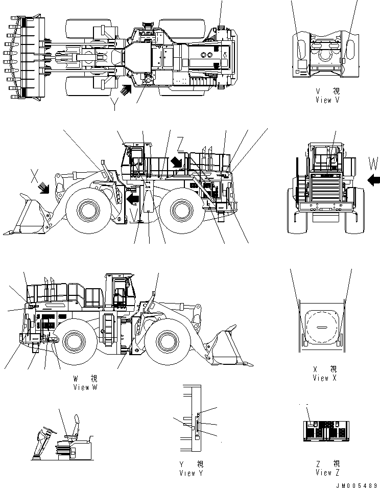 Wheel Loaders Komatsu / WA900-3 S/N 50001-UP(wa900-3c) / MARKS AND PLATES (FRENCH)(#50001-50106)(390200 : U0100-01K0)