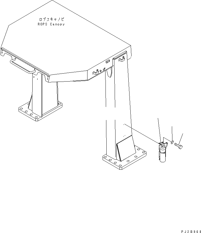 Wheel Loaders Komatsu / WA900-3 S/N 50001-UP(wa900-3c) / FIRE EXTINGUISHER (RUSSIAN)(#50095-)(420100 : V0305-01C0)